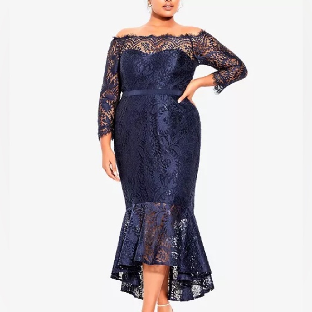 CITY CHIC Trendy Plus Size Estella Midi Dress (L 20)